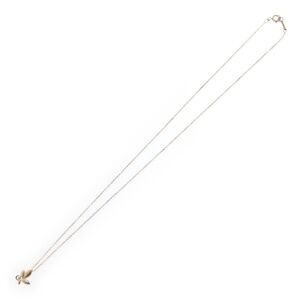 TIFFANY Co Olive Leaf Pendant Necklace Silver